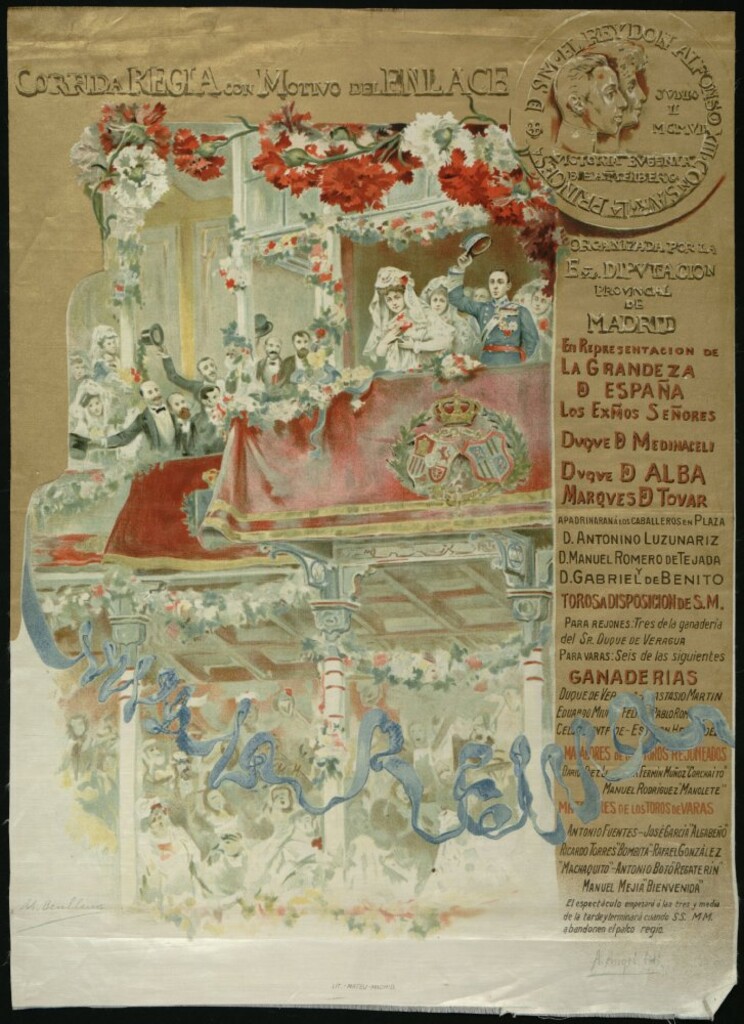 Miniatura de Corrida regia celebrada el 2 de junio de 1906