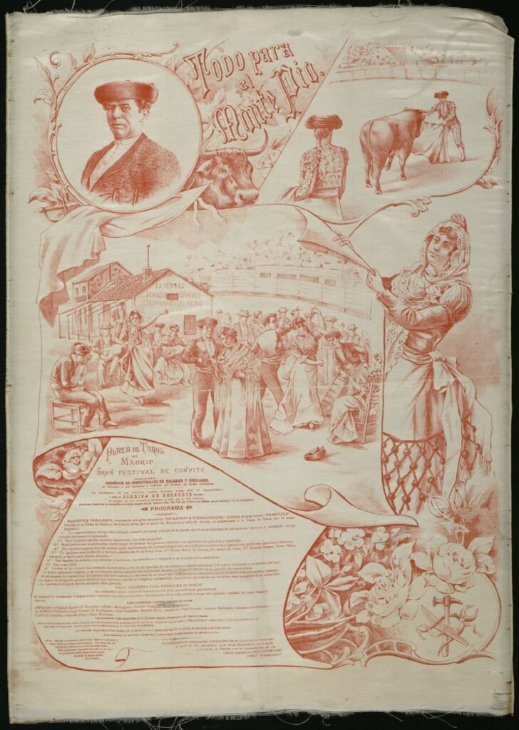 Miniatura de Corrida de becerros celebrada el día 26 de julio de 1897