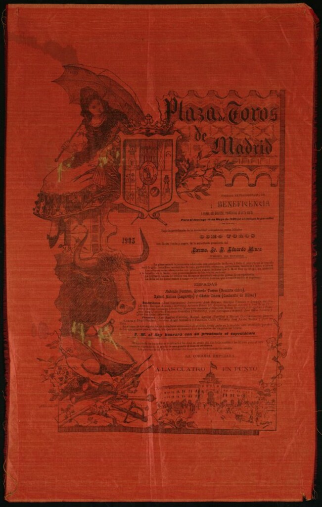 Miniatura de Corrida de toros celebrada el día 14 de mayo de 1905