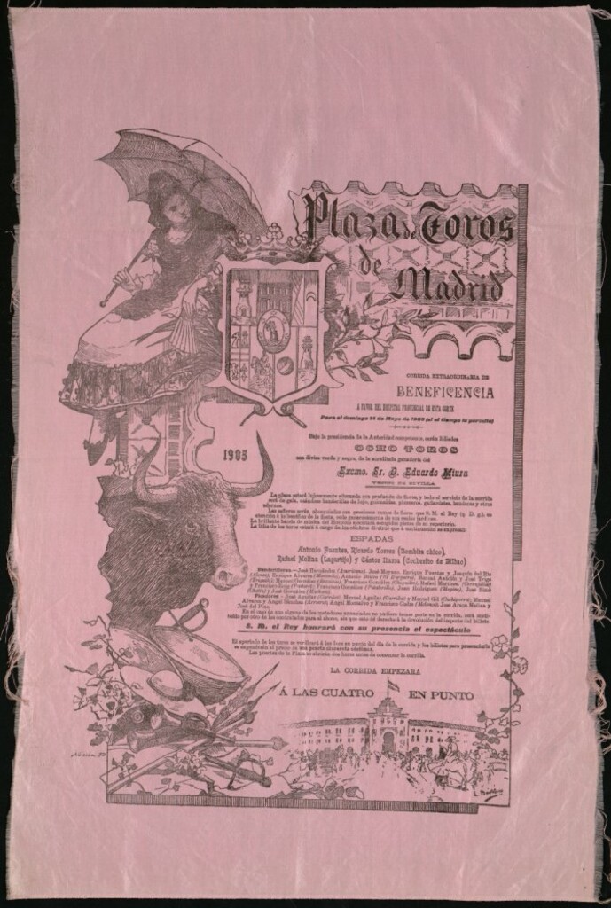 Miniatura de Corrida de toros celebrada el día 14 de mayo de 1905