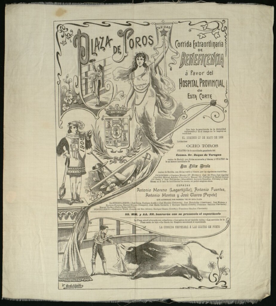 Miniatura de Corrida de toros celebrada el día 27 de mayo de 1906