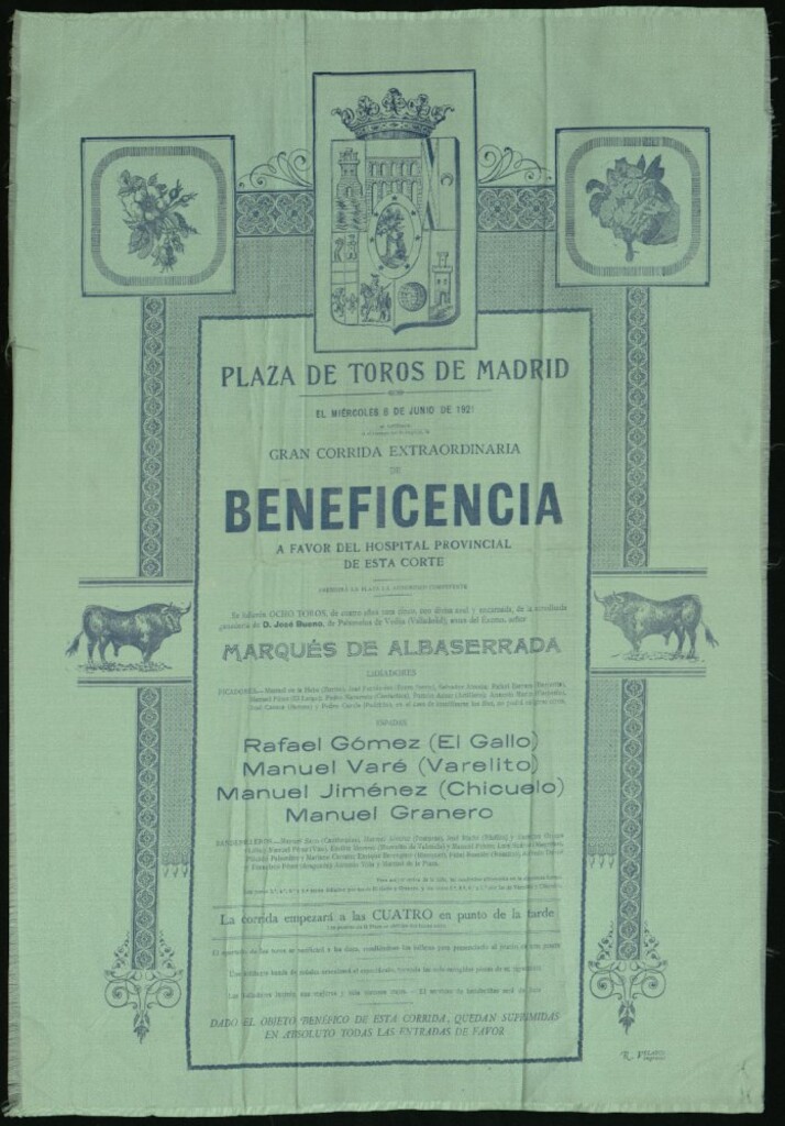 Miniatura de Corrida de toros celebrada el día 8 de junio de 1921