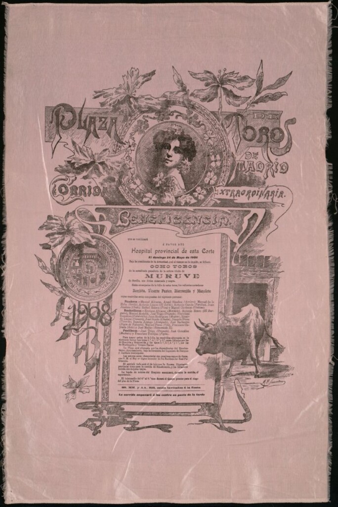 Miniatura de Corrida de toros celebrada el día 24 de mayo de 1908