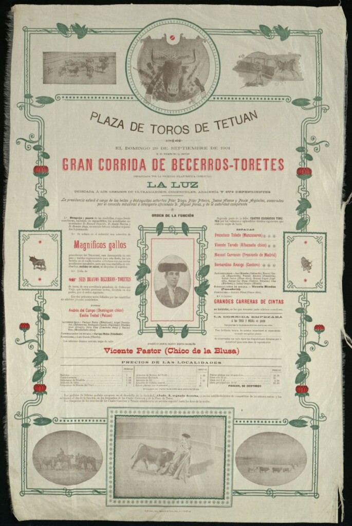 Miniatura de Corrida de toros celebrada el día 29 de septiembre de 1901