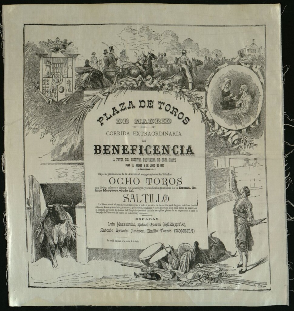 Miniatura de Corrida de toros celebrada el día 8 de junio de 1897