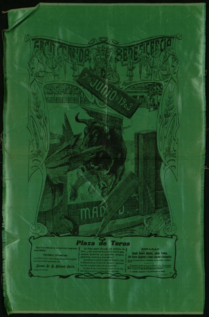 Miniatura de Corrida de toros celebrada el día 7 de junio de 1903