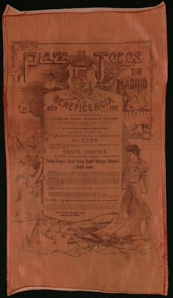 Miniatura de Corrida de toros celebrada el día 7 de abril de 1912