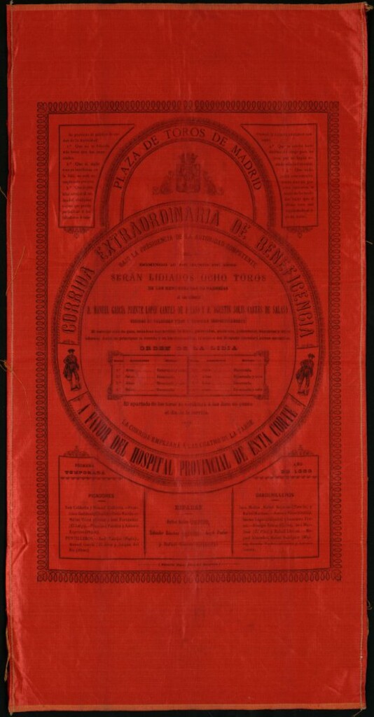Miniatura de Corrida de toros celebrada el día 16 de junio de 1889