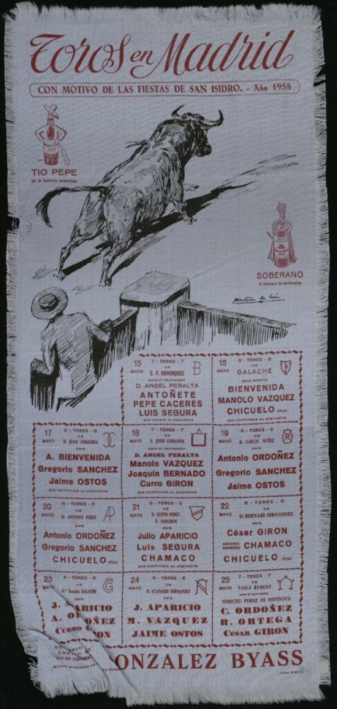Miniatura de Corridas de toros celebradas con motivo de las Fiestas de San Isidro de 1958