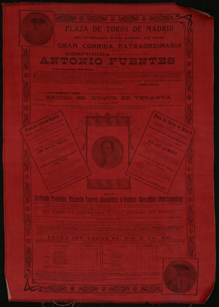 Miniatura de Corrida de toros celebrada el día 5 de abril de 1908