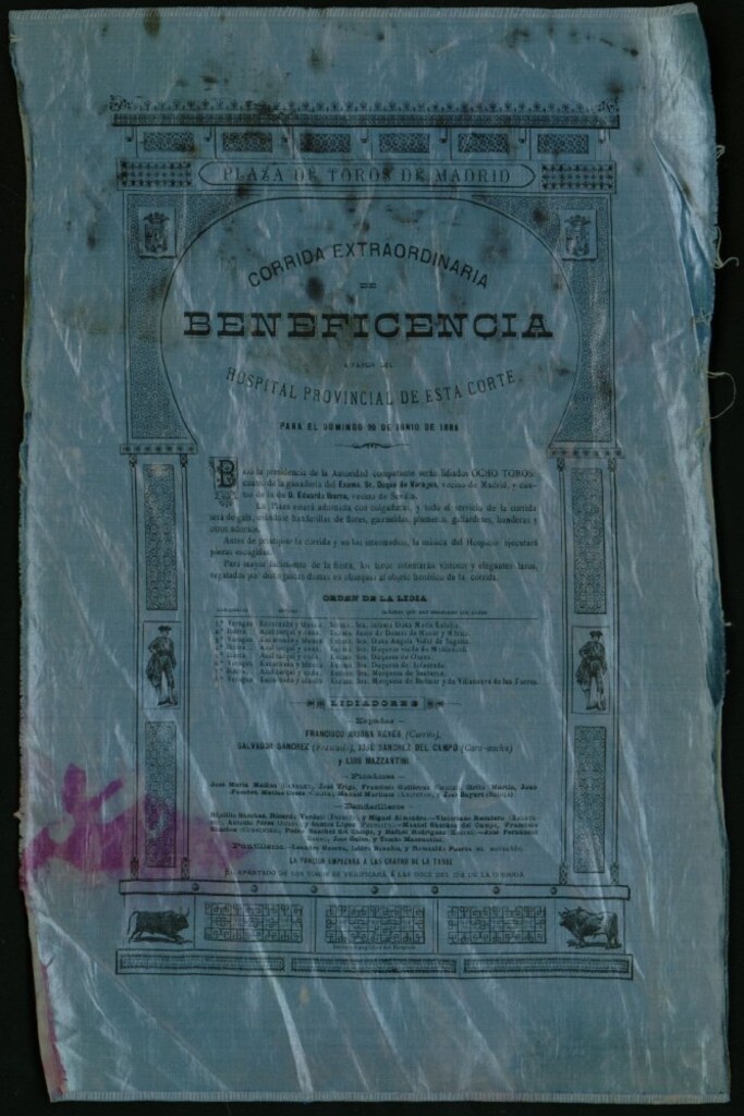 Miniatura de Corrida de toros celebrada el día 20 de junio de 1886