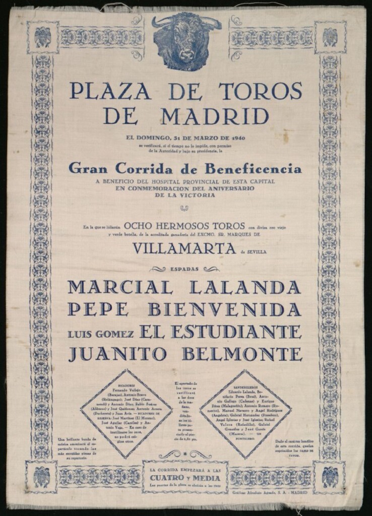 Miniatura de Corrida de toros celebrada el día 21 de marzo de 1940