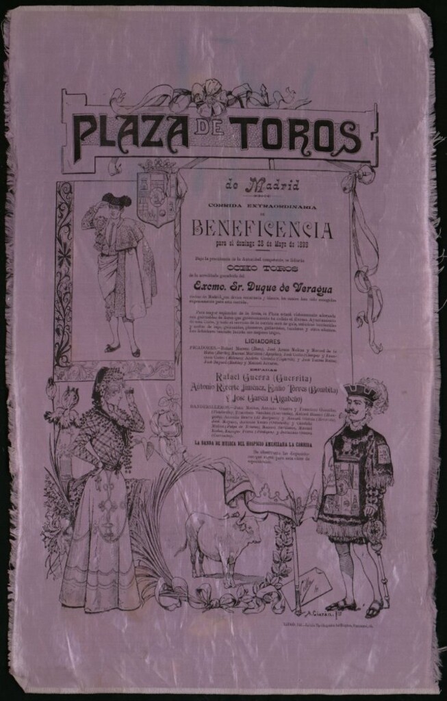Miniatura de Corrida de toros celebrada el día 28 de mayo de 1899