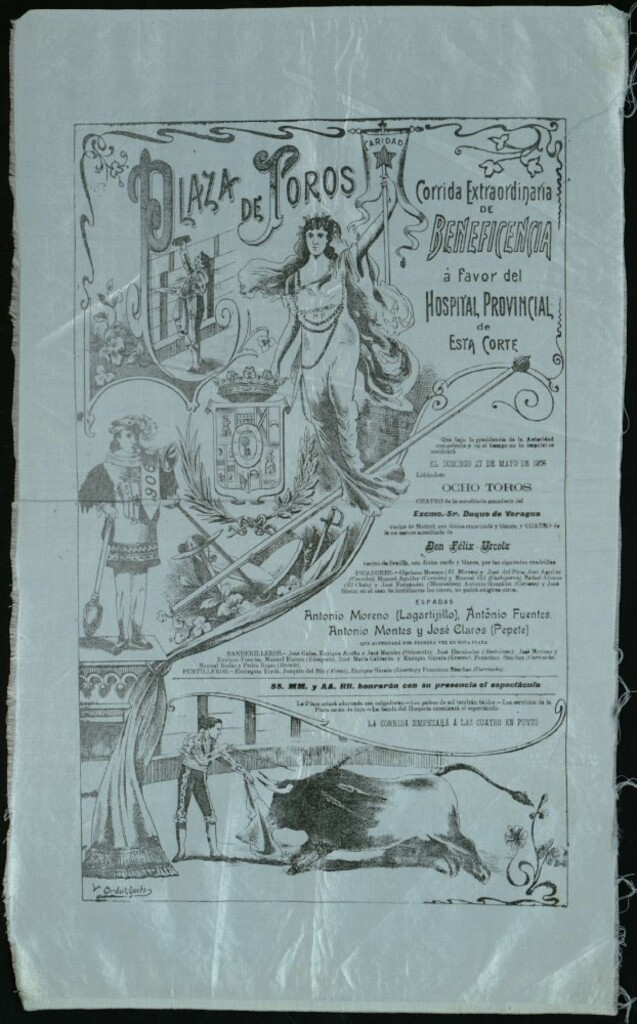Miniatura de Corrida de toros celebrada el día 27 de mayo de 1906