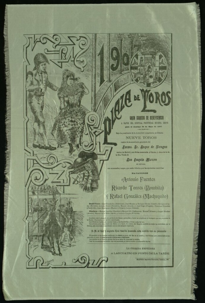 Miniatura de Corrida de toros celebrada el día 19 de mayo de 1907