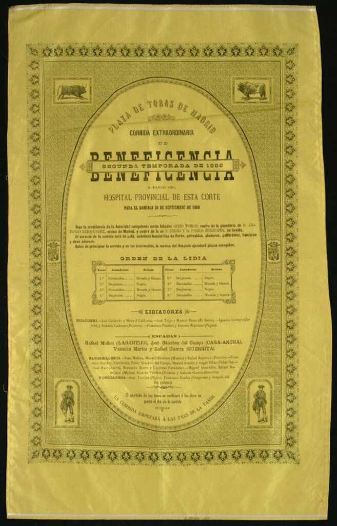 Miniatura de Corrida de toros celebrada el día 30 de septiembre de 1888