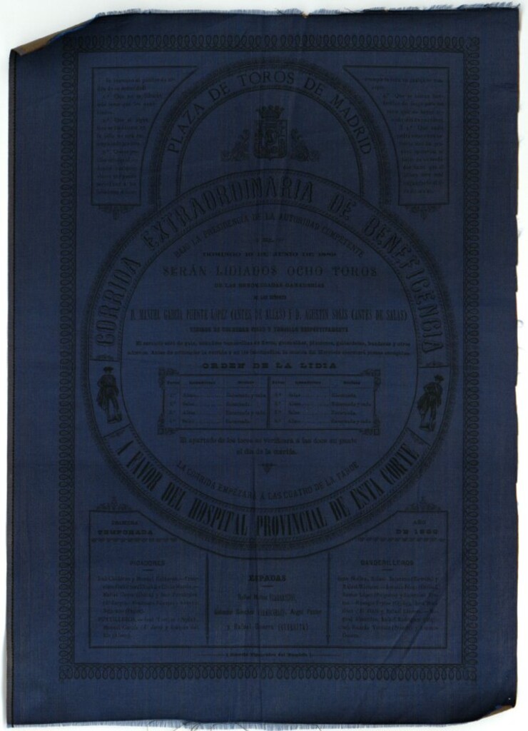 Miniatura de Corrida de toros celebrada el día 16 de junio de 1889