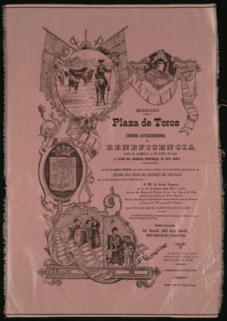 Miniatura de Corrida de toros celebrada el día 17 de junio de 1894