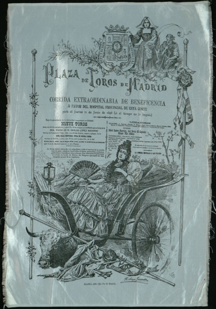 Miniatura de Corrida de toros celebrada el día 11 de junio de 1896