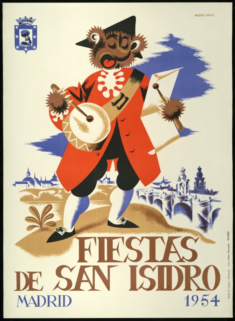 Miniatura de Fiestas de San Isidro Madrid 1954