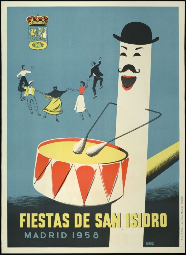 Miniatura de Fiestas de San Isidro Madrid 1958