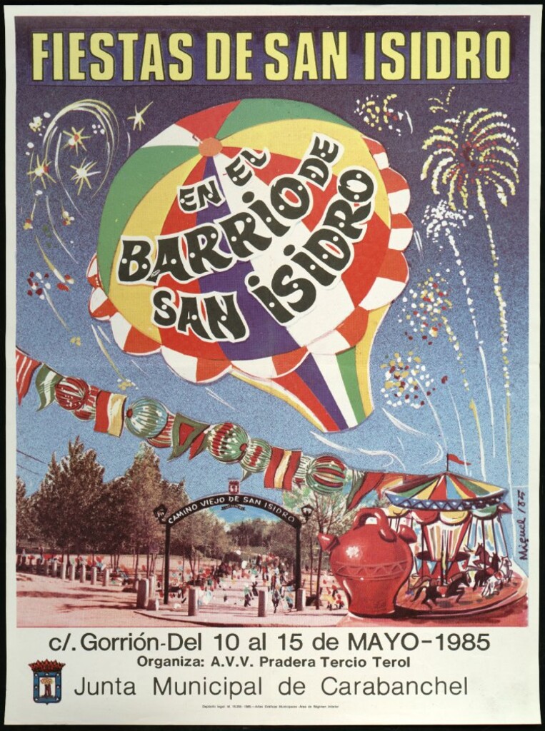 Miniatura de Fiestas de San Isidro en el Barrio de San Isidro 1985