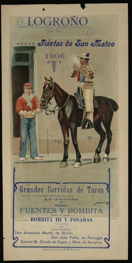Miniatura de Plaza de Toros de Logroño, 21, 22 y 23 de septiembre de 1906