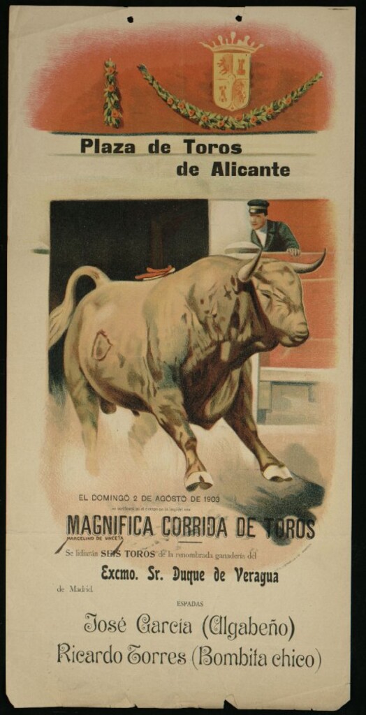 Miniatura de Plaza de Toros de Alicante, 2 de agosto de 1903