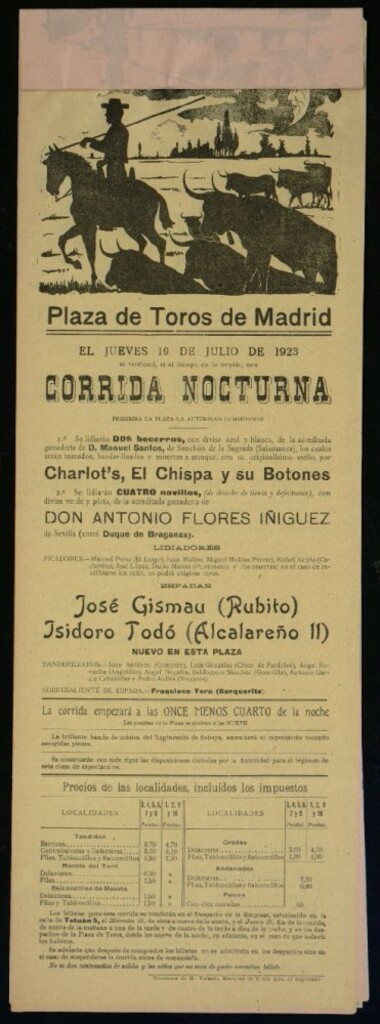 Miniatura de Plaza de Toros de Madrid, 19 de julio de 1923
