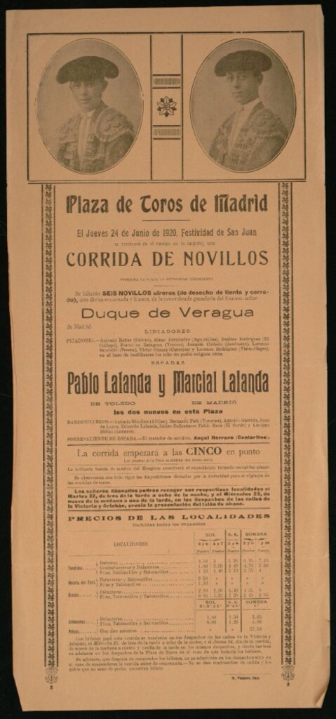 Miniatura de Plaza de Toros de Madrid, 24 de junio de 1920