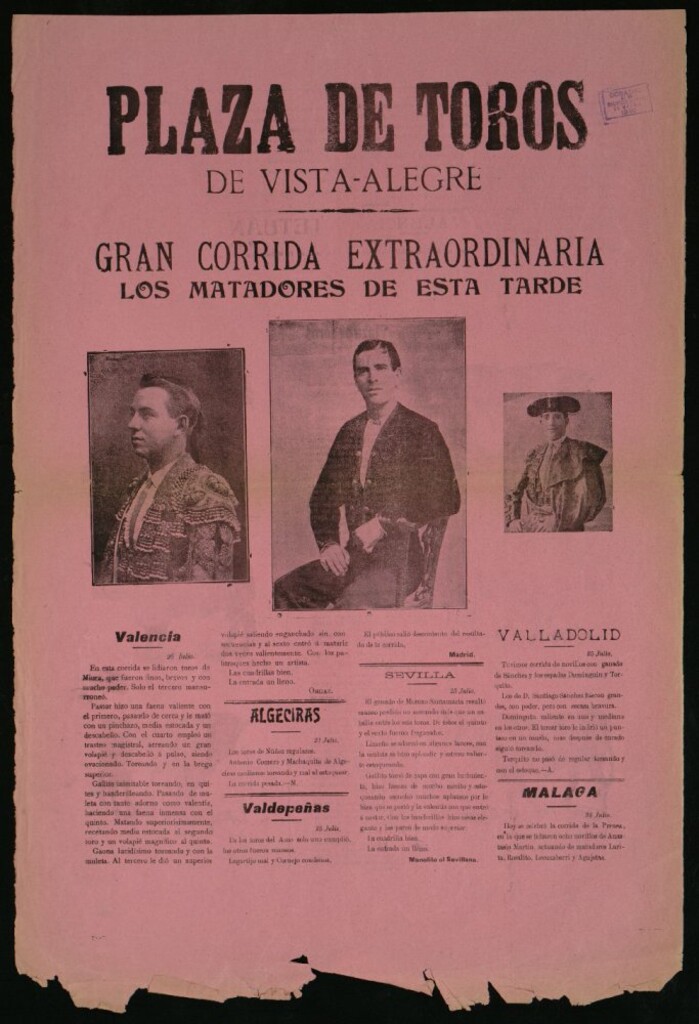 Miniatura de Plaza de Toros de Vista-Alegre, 4 de agosto de 1912