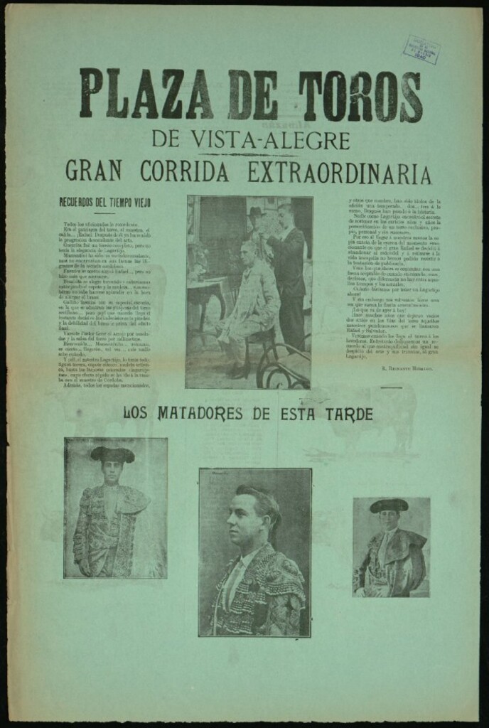 Miniatura de Plaza de Toros de Vista-Alegre, 5 de mayo de 1912