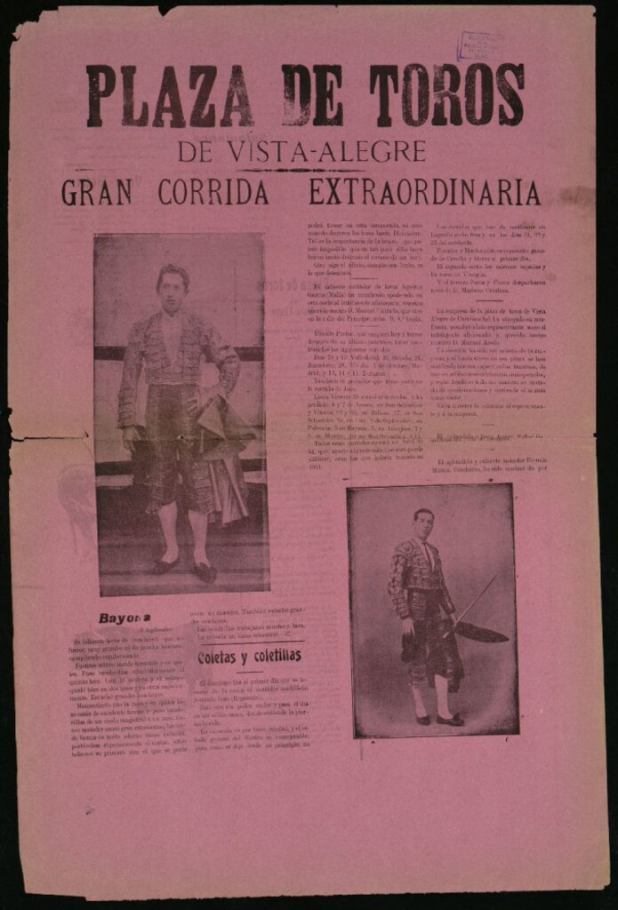 Miniatura de Plaza de Toros de Vista-Alegre, 17 de noviembre de 1911