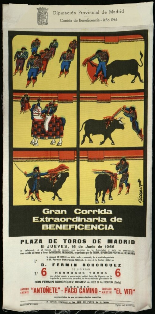 Miniatura de Plaza de Toros de Madrid. 1966