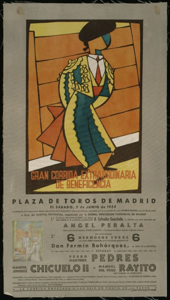 Miniatura de Plaza de Toros de Madrid. 1954