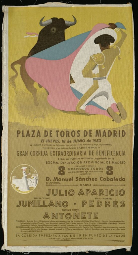 Miniatura de Plaza de Toros de Madrid. 1953