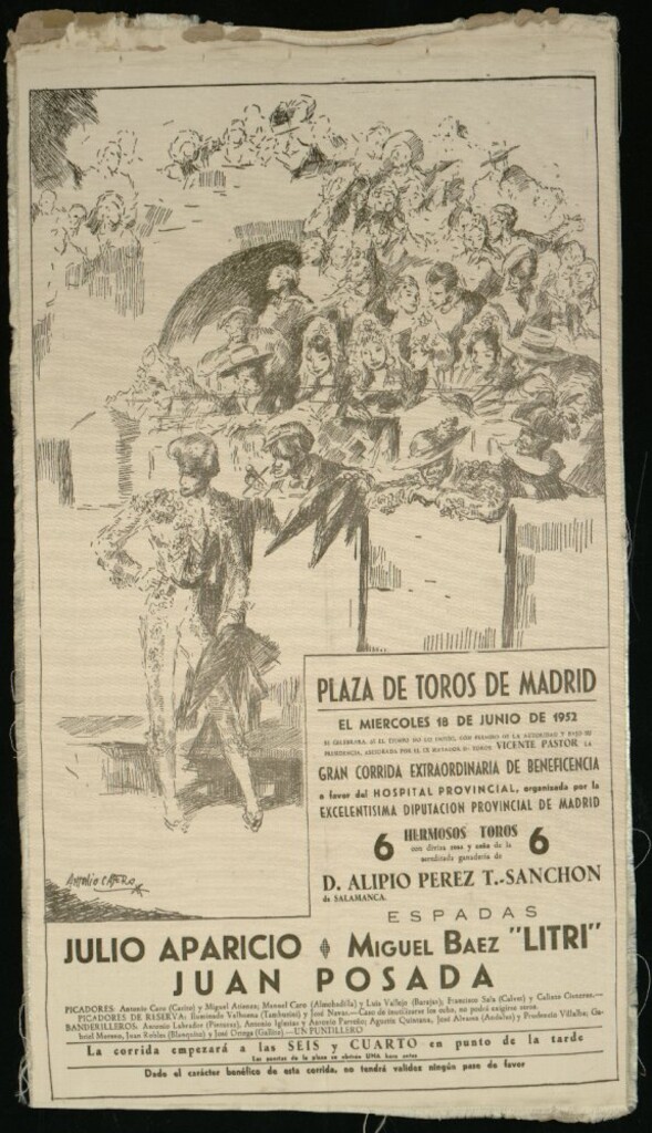 Miniatura de Plaza de Toros de Madrid. 1952