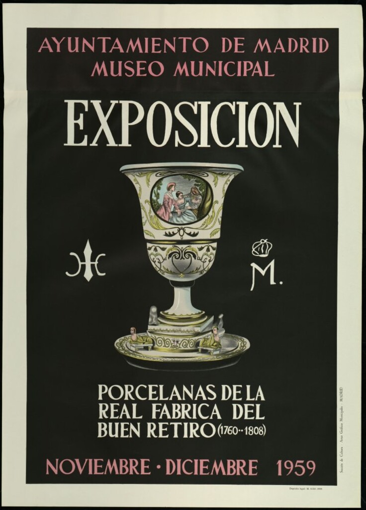 Miniatura de Porcelanas de la Real Fábrica del Buen Retiro (1760-1808) : [exposición] noviembre-diciembre 1959