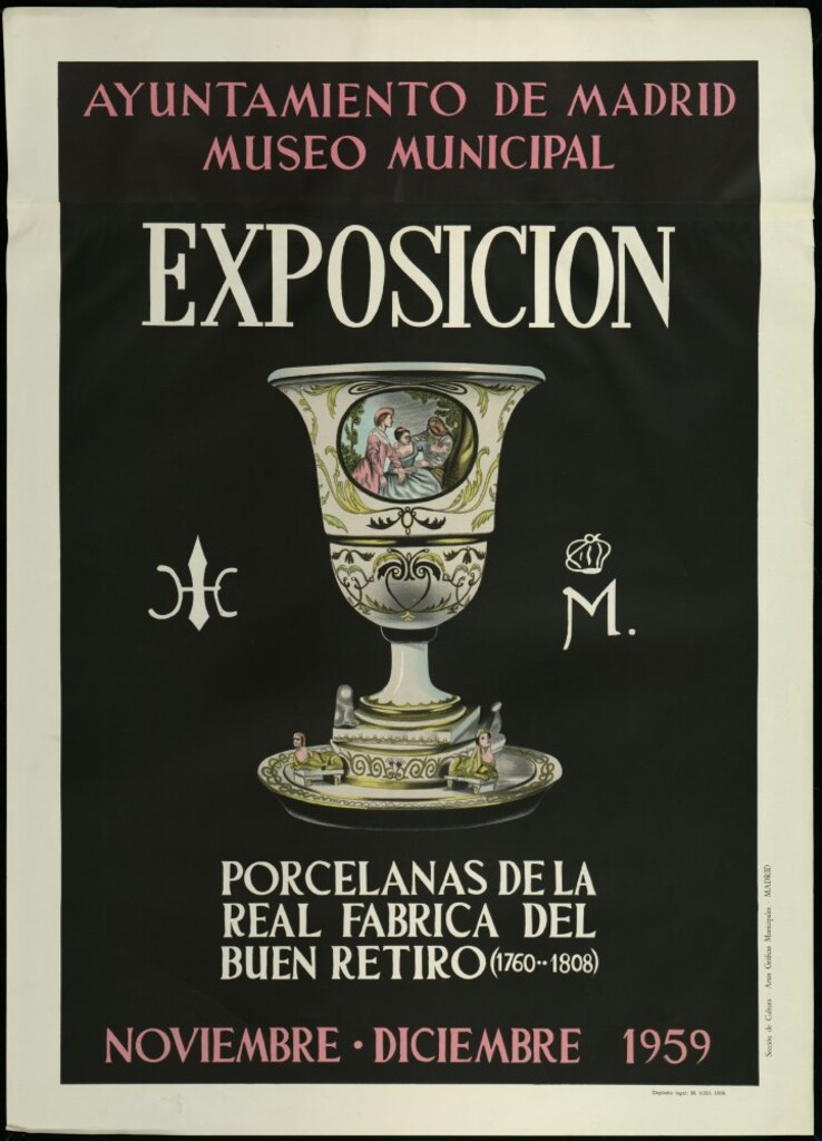 Miniatura de Porcelanas de la Real Fábrica del Buen Retiro (1760-1808) : [exposición] noviembre-diciembre 1959