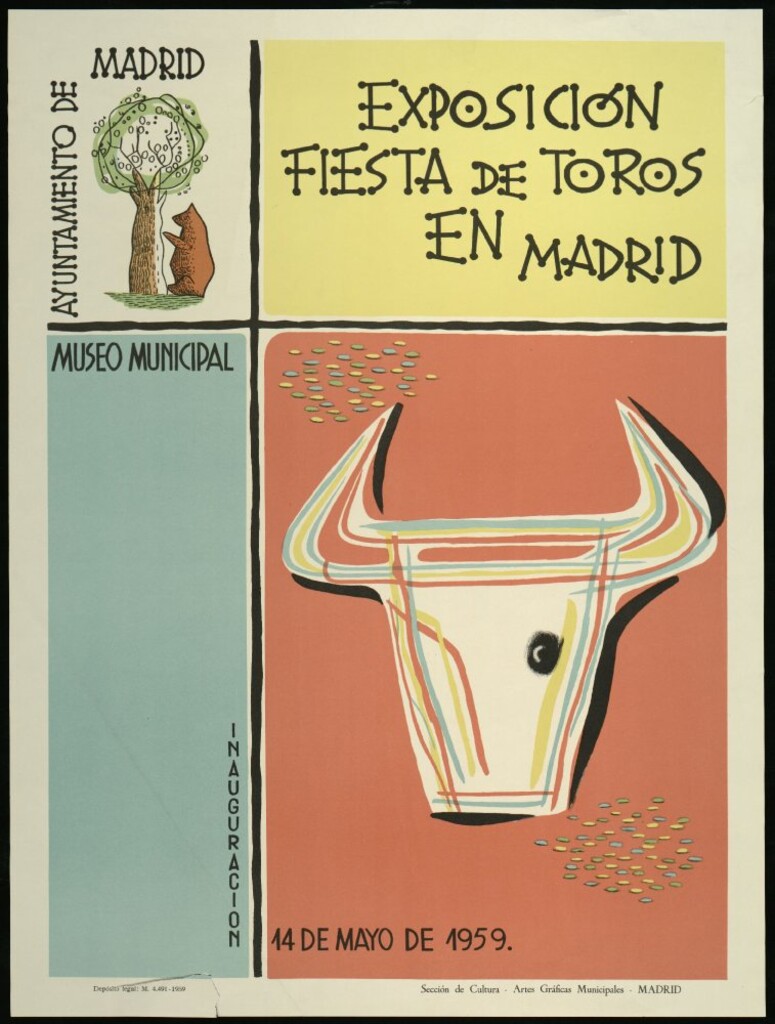 Miniatura de Exposición Fiesta de Toros en Madrid: inauguración 14 de mayo de 1959