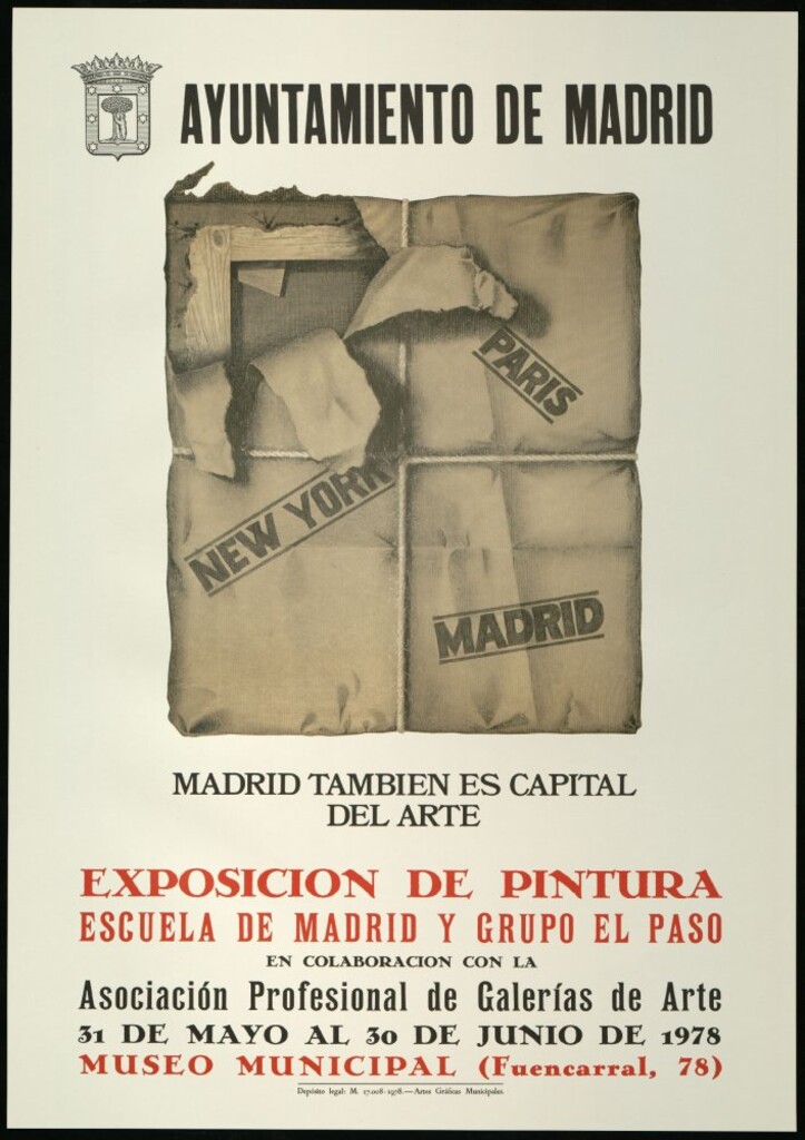 Miniatura de Exposición de Pintura Escuela de Madrid y Grupo El Paso, 31 de mayo-30 junio de 1978