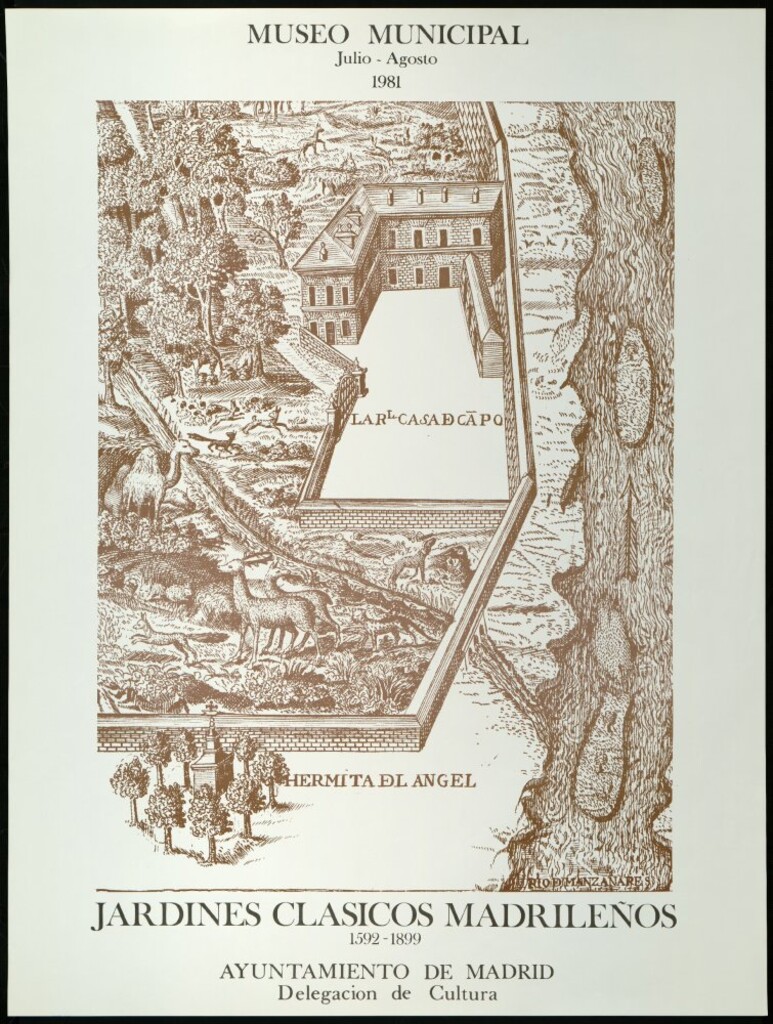 Miniatura de Jardines Clásicos Madrileños, 1592-1899 [exposición]: julio-agosto 1981