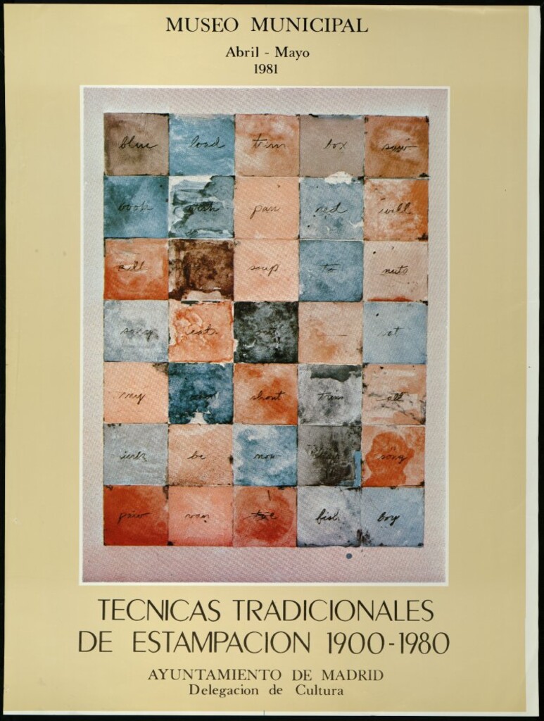 Miniatura de Técnicas tradicionales de estampación, 1900-1980 : [exposición] abril-mayo 1981