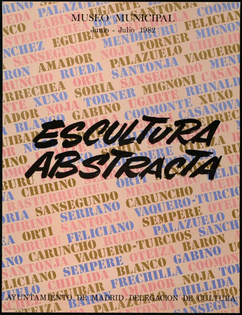 Miniatura de Escultura Abstracta: [exposición] junio-julio 1982