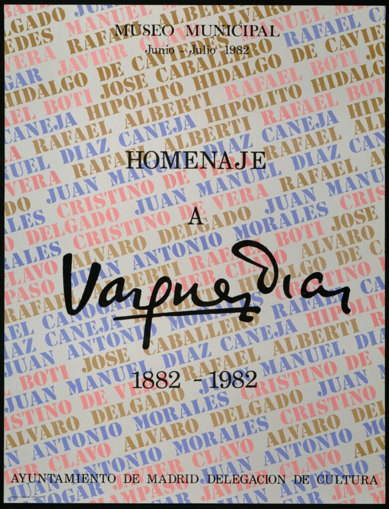 Miniatura de Homenaje a Vázquez Díaz, 1882-1982 : [exposición] junio-julio 1982