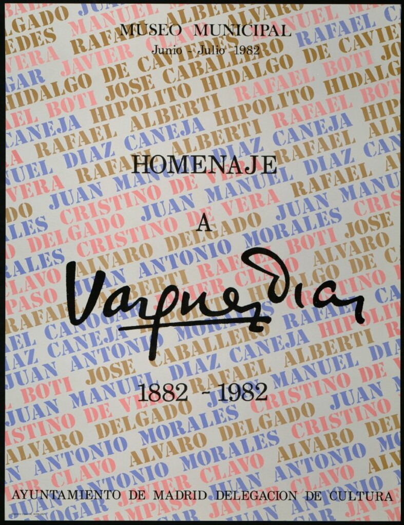 Miniatura de Homenaje a Vázquez Díaz, 1882-1982 : [exposición] junio-julio 1982