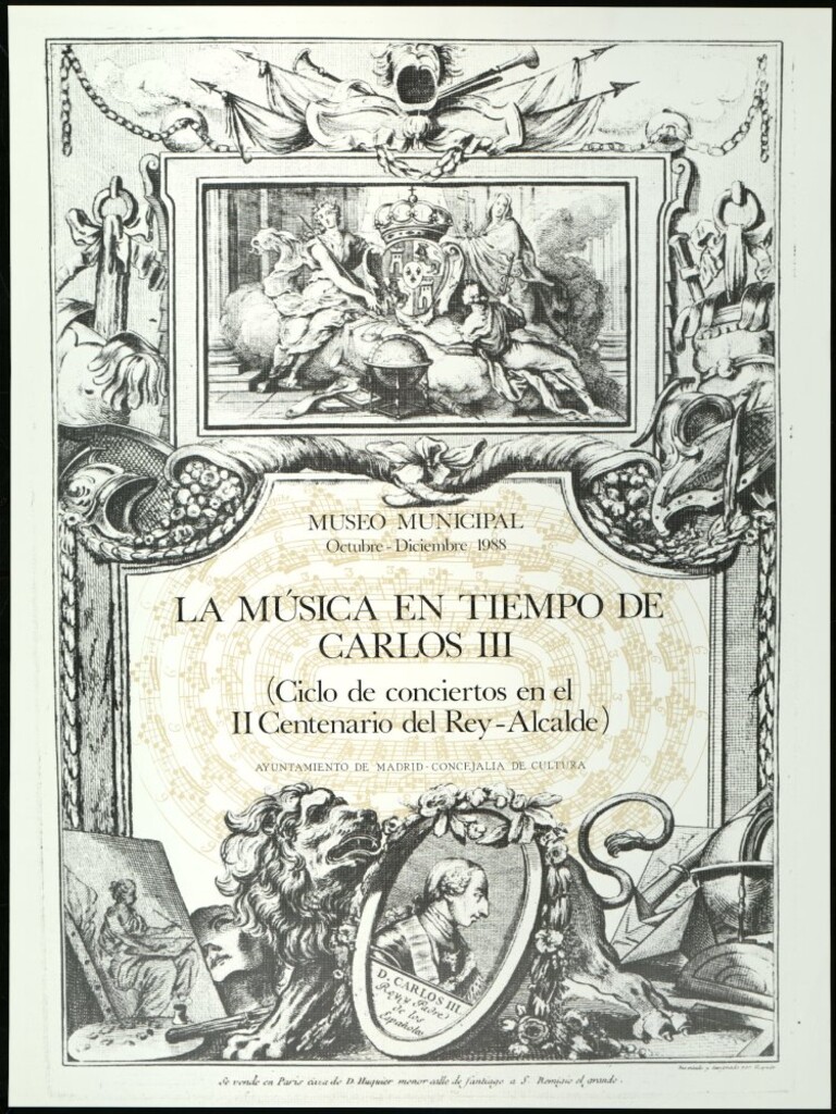 Miniatura de La música en tiempo de Carlos III (Ciclo de conciertos en el II Centenario del Rey-Alcalde)