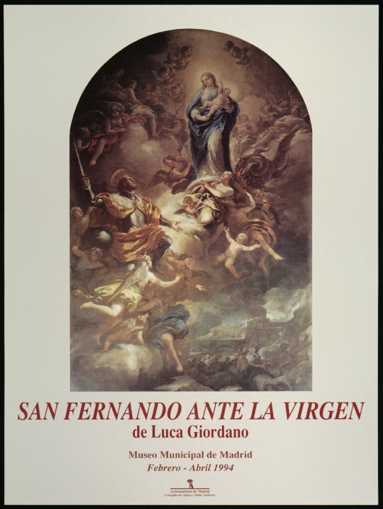 Miniatura de San Fernando ante la Virgen de Luca Giordano : [exposición, febrero-abril 1994]