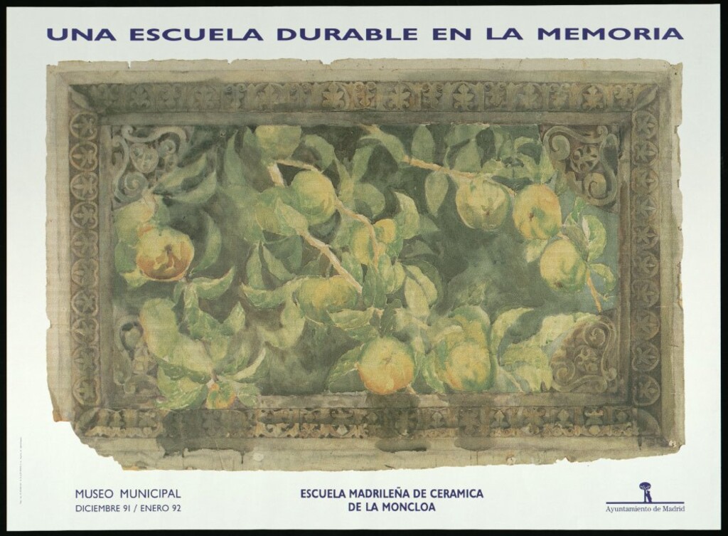Miniatura de Una escuela durable en la memoria : [exposición de la Escuela de Cerámica de la Moncloa, diciembre 1991-enero 1992]