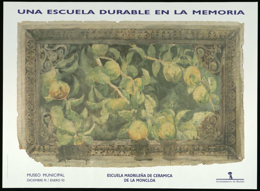 Miniatura de Una escuela durable en la memoria : [exposición de la Escuela de Cerámica de la Moncloa, diciembre 1991-enero 1992]